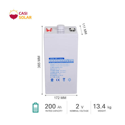 JGFM Gel Valve Regulated Sealed Battery 2V 200ah Gel Deep Cycle