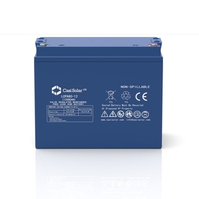 Nano Gel 12v 80ah Agm Deep Cycle Battery For PV Solar Panels
