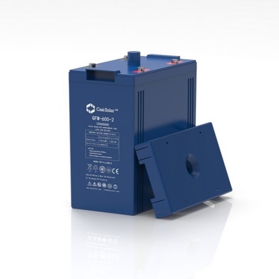 Large Capacity 2 Volt 600ah Agm Lead Acid Batteries