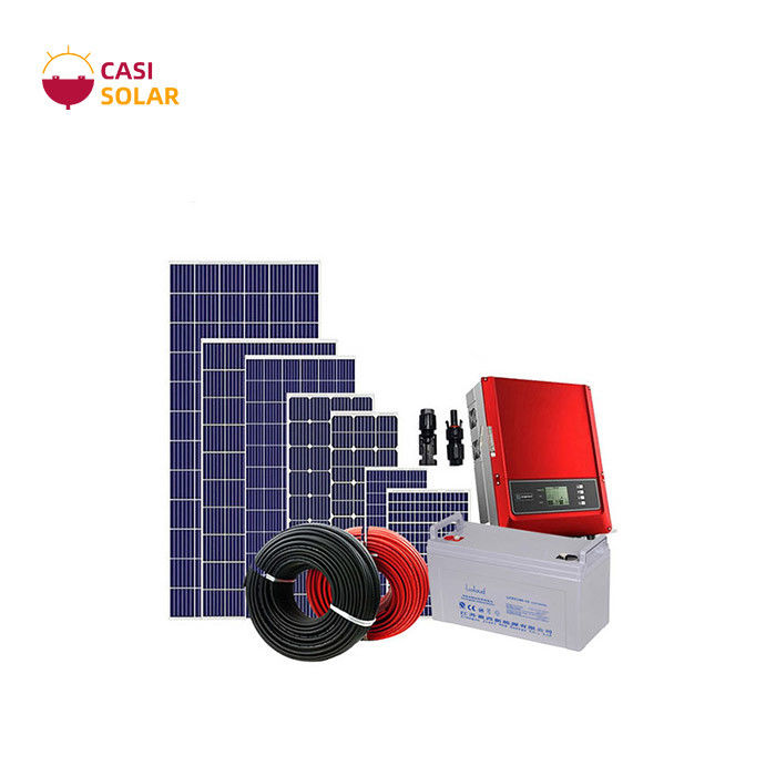 48VDC Hybrid Solar Power System Battery 220VAC Rooftop Ground
